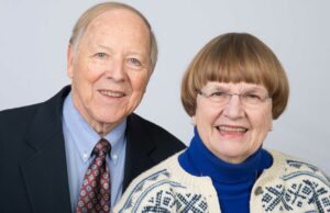 Inez with her husband Lyle